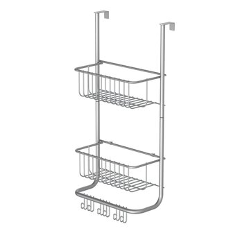 Wandrek 30,5x13x62 cm matzilverkleurig