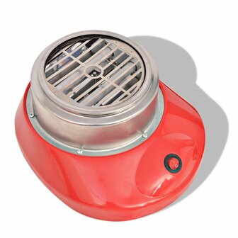 Suikerspinmachine 480 W rood