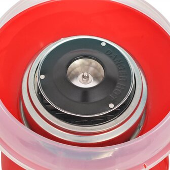 Suikerspinmachine 480 W rood