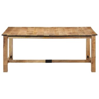 Eettafel 180x90x75 cm massief mangohout