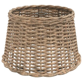 Plafondlampenkap &Oslash;45x28 cm wicker bruin