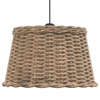 Plafondlampenkap &Oslash;45x28 cm wicker bruin