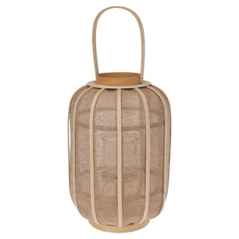 Hanglantaarn 28x40 cm rattan beige