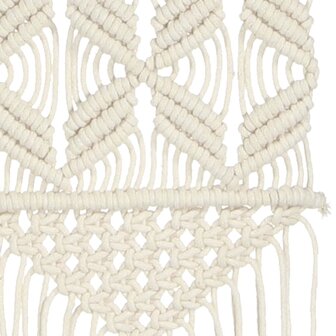 Wandhanger macram&eacute; 40x80 cm katoen