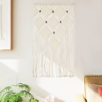 Wandhanger macram&eacute; 40x80 cm katoen