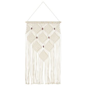 Wandhanger macram&eacute; 40x80 cm katoen