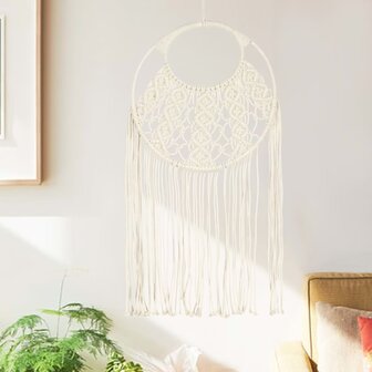 Wandhanger macram&eacute; 40x80 cm katoen