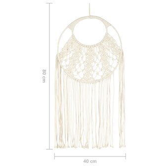 Wandhanger macram&eacute; 40x80 cm katoen