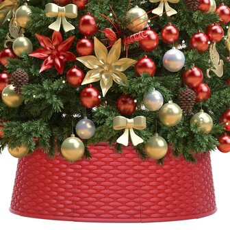 Kerstboomrok &Oslash;65x19,5 cm rood