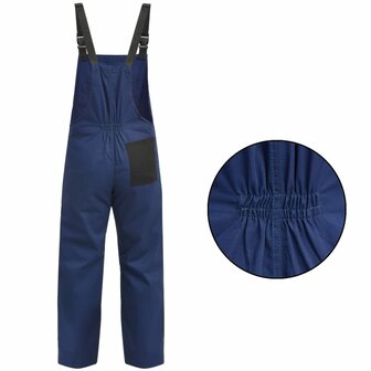 Mannen tuinbroek maat XL blauw