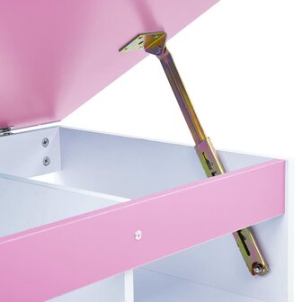 Kindertekentafel/-bureau kantelbaar roze en wit