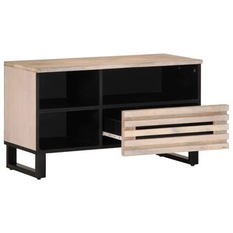 Tv-meubel 80x34x46 cm massief mangohout