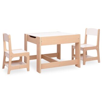 Kindertafel met 2 stoelen MDF