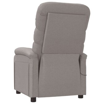 Massagestoel stof taupe