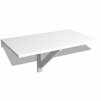 Wandtafel inklapbaar 100x60 cm wit