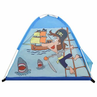 Kinderspeeltent 120x120x90 cm blauw