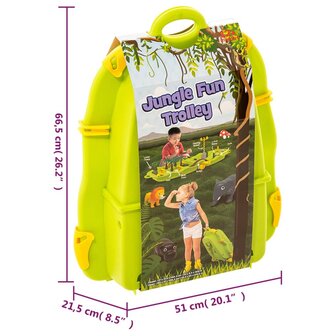 Waterspeelgoed jungle 51x21,5x66,5 cm polypropeen