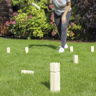 Houten Kubb-spel