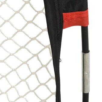 Golftrainingsnet 300x150x210 cm polyester zwart