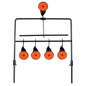 Schietschijf spinner met 4+1 targets