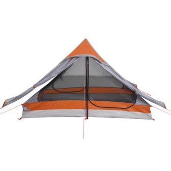 Tent 2-persoons waterdicht grijs