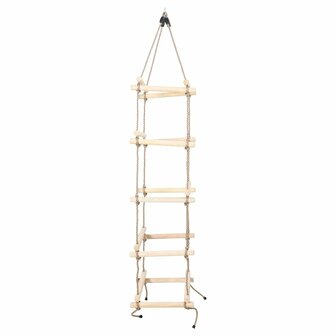 Touwladder 200 cm hout