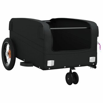 Fietstrailer 30 kg ijzer zwart