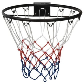 Basketbalring 45 cm staal zwart