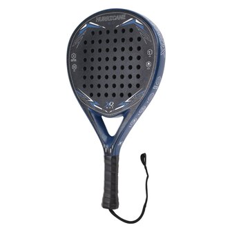 Padelracket Hurricane blauw en zwart