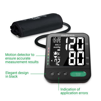 Bloeddrukmeter BU 582 bovenarm zwart