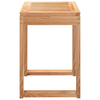 Badkamerkruk 40x30x46 cm massief walnotenhout