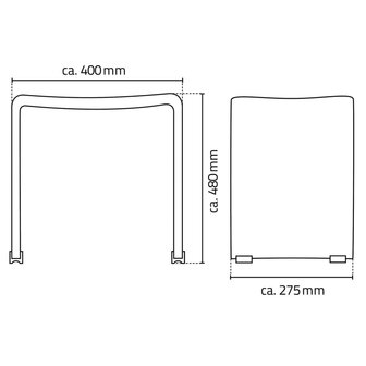 Badkamerkruk Trendy transparent