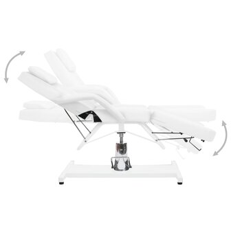 Massagetafel 180x62x(87-112) cm wit