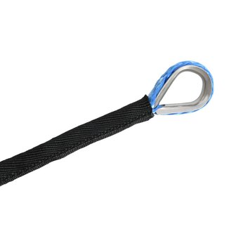 Lierkabel 5 mmx9 m blauw