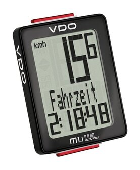 Vdo Fietscomputer M1.1 Wr Zwart