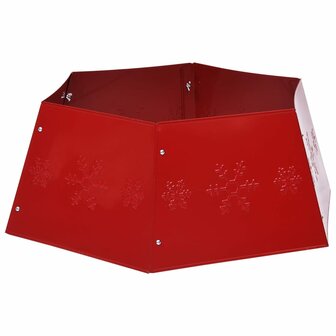 Kerstboomrok &Oslash;68x25 cm rood