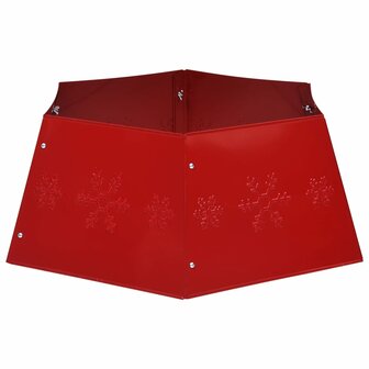 Kerstboomrok &Oslash;68x25 cm rood