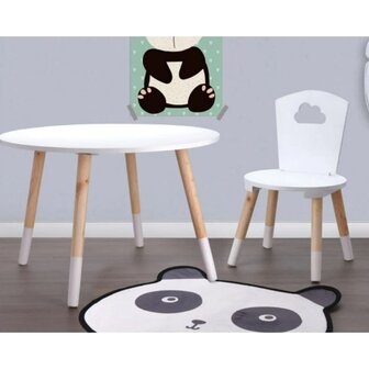 Kindertafel 60x41 cm wit