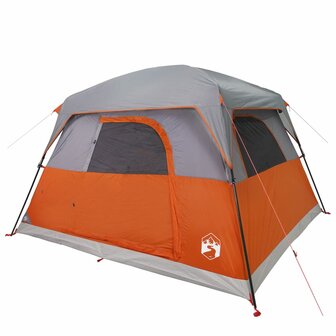 Tent 4-persoons waterdicht oranje