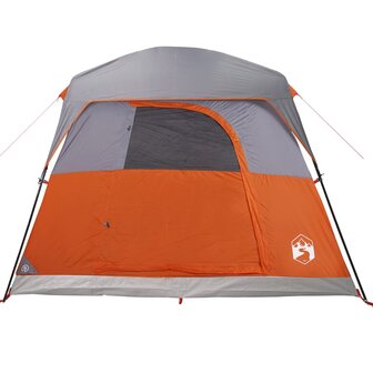 Tent 4-persoons waterdicht oranje