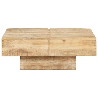 Salontafel 80x80x28 cm massief mangohout