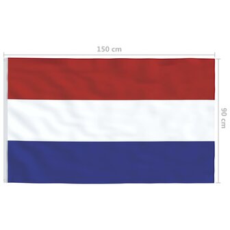 Vlag Nederland 90x150 cm