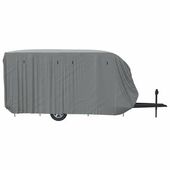 Caravanhoes 670x250x220 cm vliesvlies grijs