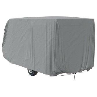 Caravanhoes 550x250x220 cm vliesvlies grijs