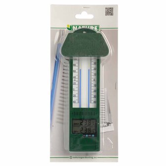 Tuinthermometer min-max digitaal 9,5x2,5x24 cm