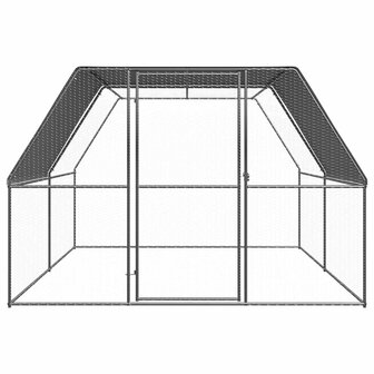 Kippenhok 3x4x2 m gegalvaniseerd staal