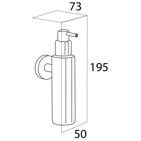 Zeepdispenser Boston zilver 308530946