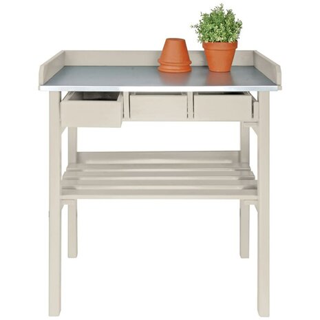 tuinwerktafel met lades (wit) CF29W