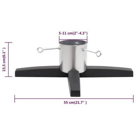 Kerstboomstandaard 55x55x15,5 cm