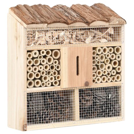 Insectenhotel 30x10x30 cm vurenhout